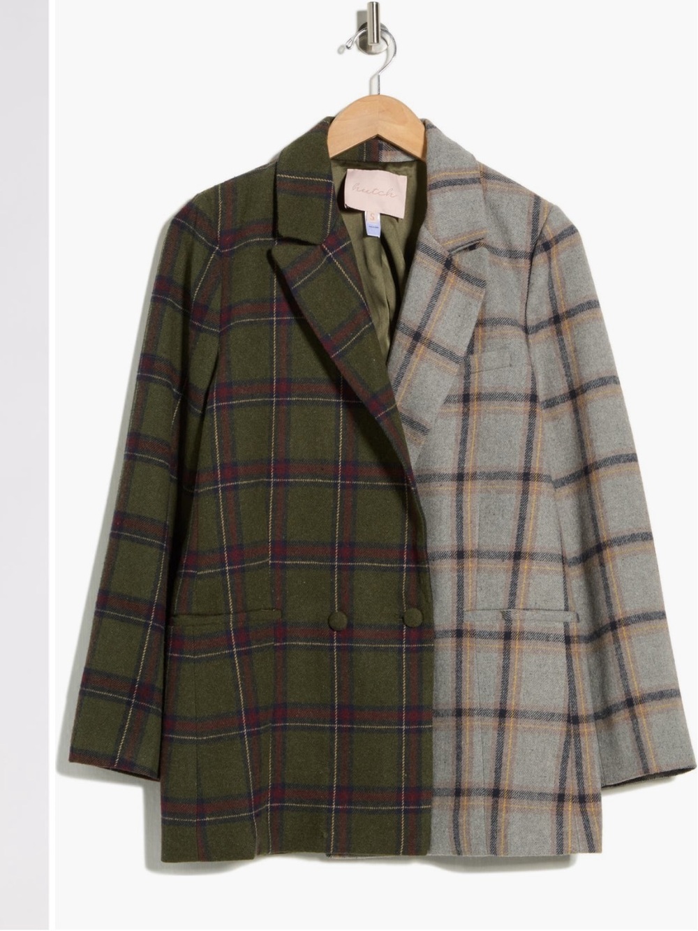 Hutch Two-Tone Plaid Jacket - Medium